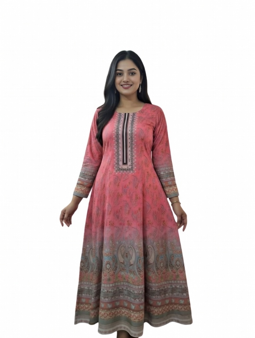Zamzam 3 Pics Pure Cotton Salwar Kameez - Image 3